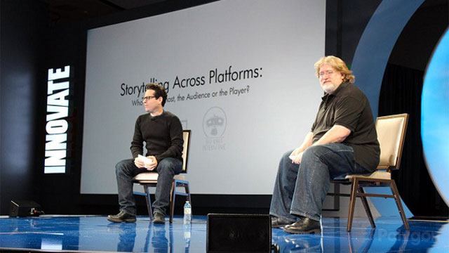 Gabe Newell JJ Abrams Portal Half Life